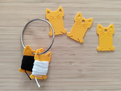 Bobbins for cross-stitch thread