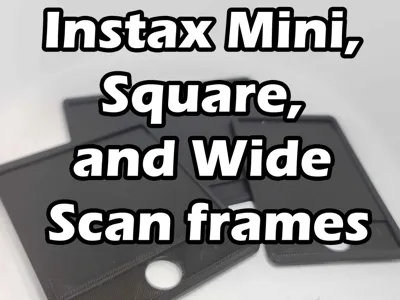 Instax Mini/Square/Wide Flatbed Scan Frames