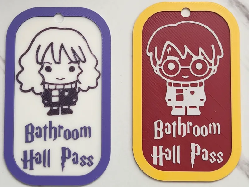 Harry Potter Bathroom Passes