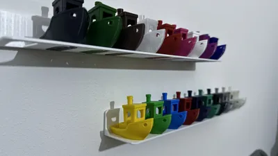Benchy display shelf extended (6 & 10 pcs)