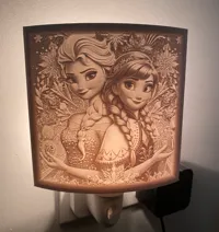 Veilleuse Anna et Elsa (La Reine des Neiges) — photo 1