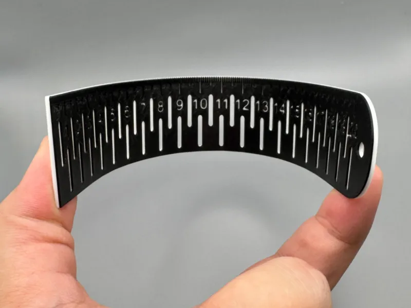 Flexible 20 cm Ruler – PLA Bendable Measuring Tool