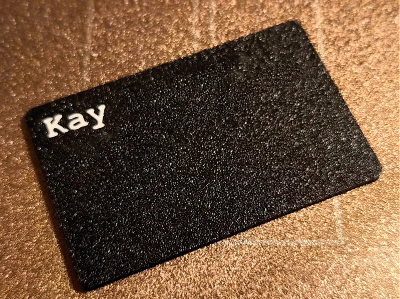 Simple NFC business card