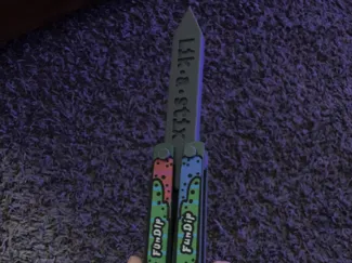 fun dip butterfly knife 
