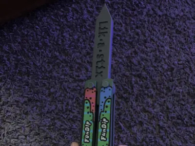 fun dip butterfly knife