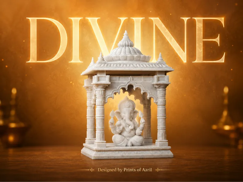 Divine Desk Temple of Ganesha