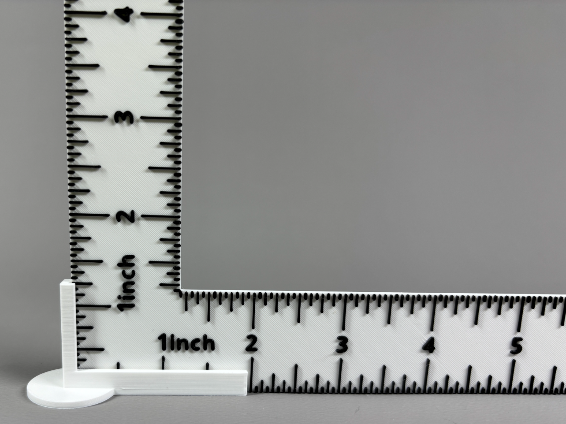 XY Photo Booth Ruler/Scale With Stand. 9"x9"