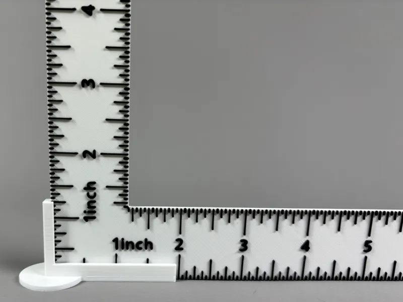 XY Photo Booth Ruler/Scale With Stand. 9"x9"
