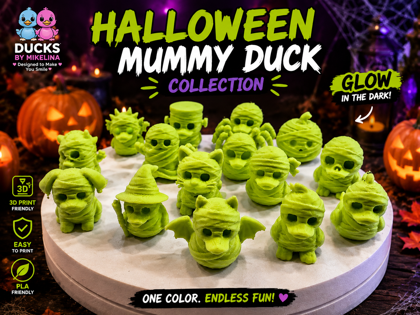 Mikelina Mummy Duck Collection – 16 Designs - 1
