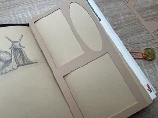 Schablone für Bullet Journal / Travelers Notebook
