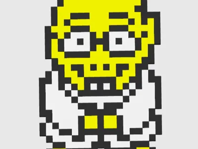 Alphys Keychain Undertale
