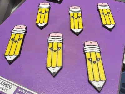Penny the Pencil Keychain