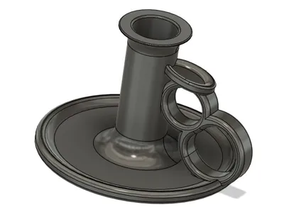 Candlestick Holder with secure grip