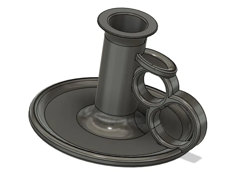 Candlestick Holder with secure grip