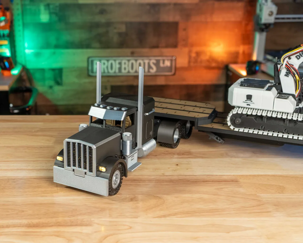 DIY RC Semi Truck view 3