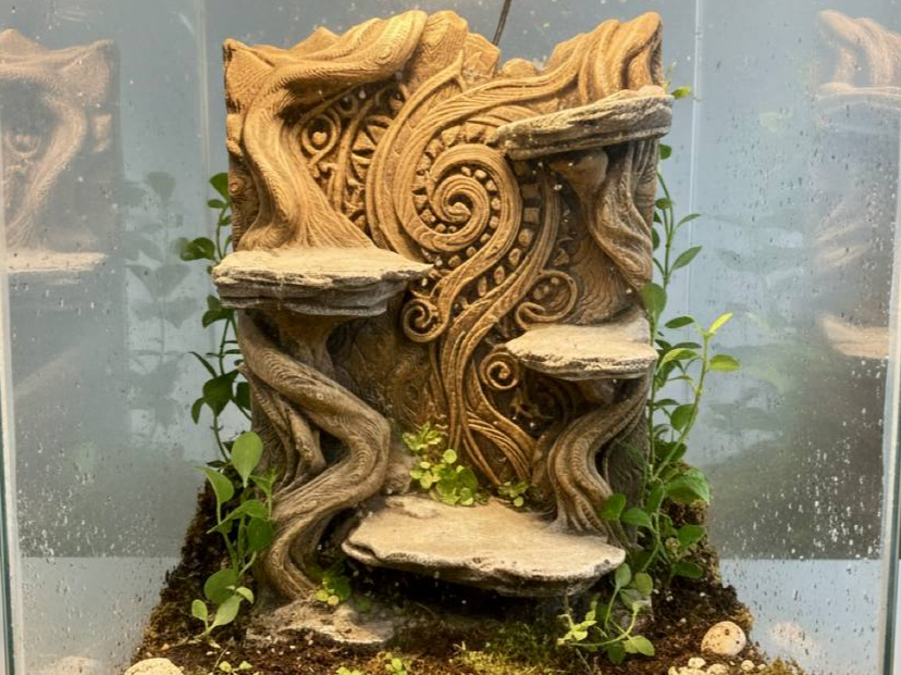 3D-Rückwand ( Maori Art )