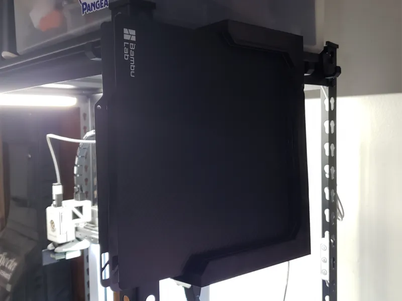 5-Plate Vertical Metal Shelf Build Plate Holder