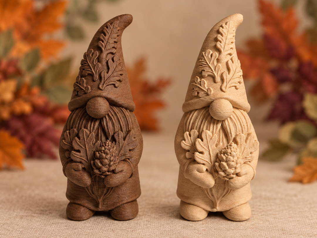 Pinecone & Leaf Gnomes | Cozy Autumn Decor - 1