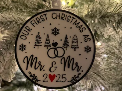 First Christmas as Mr & Mr Bauble