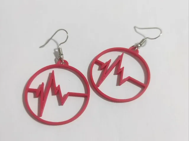 Heartbeat Loop - Earrings