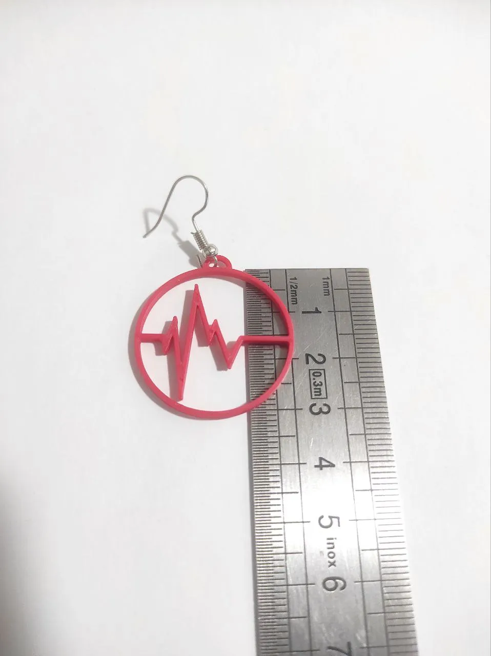 Heartbeat Loop - Earrings view 2