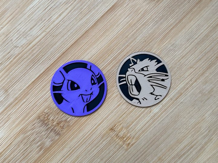 Rattata Evolution Coin (Pokemon Gen1)