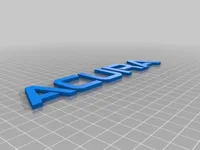 Texte du logo Acura — photo 1