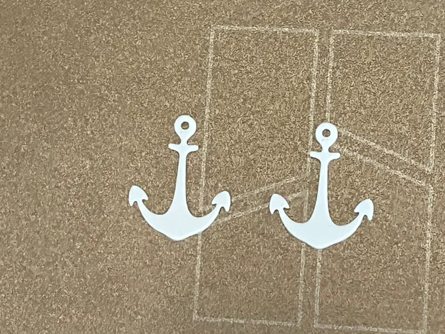 anchor earrings