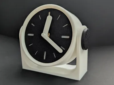 Minimalistic Desk Clock (Adjustable Angle)