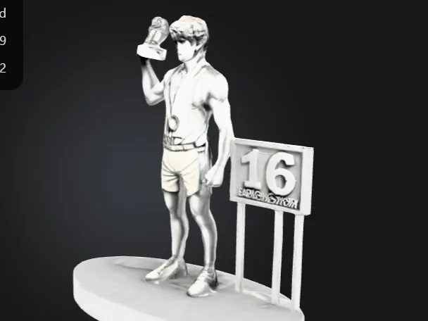 athletic statue 