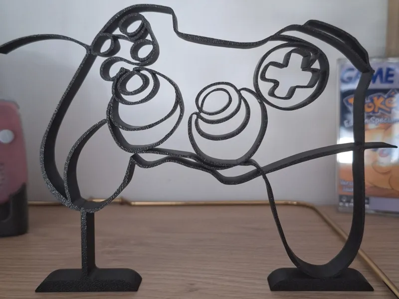Manette de console au fil continu