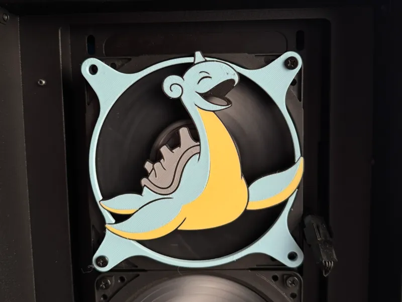 Lapras PC Fan cover 120mm (4 color/one AMS)