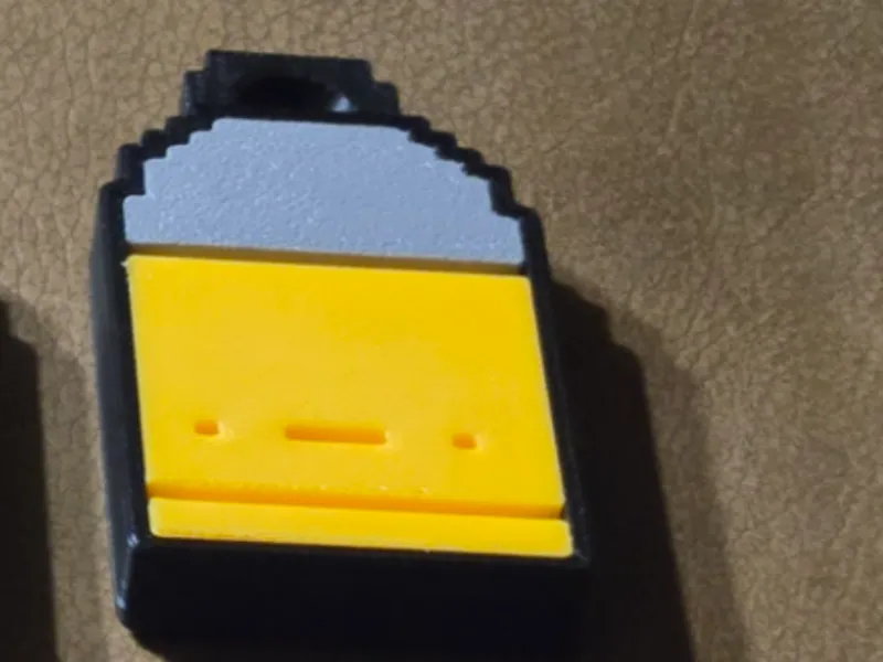 Big Bullet Buddy keychain or Zipper Pull