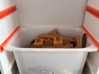 Ikea Trofast Improved rails in one piece