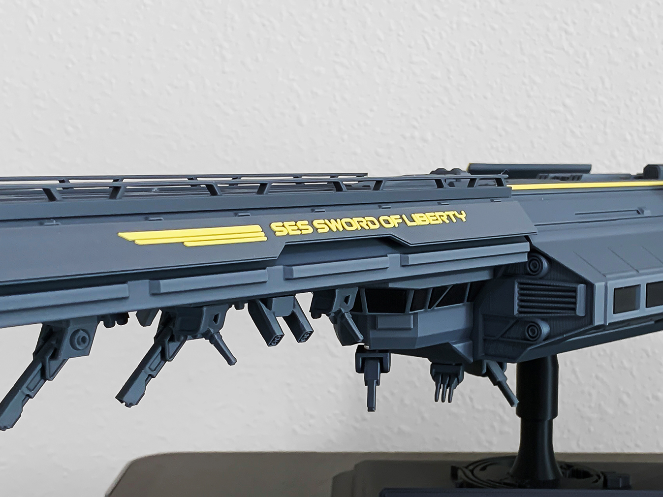 Miniatura 3 do modelo 3D Helldivers 2 Super Destroyer with stand