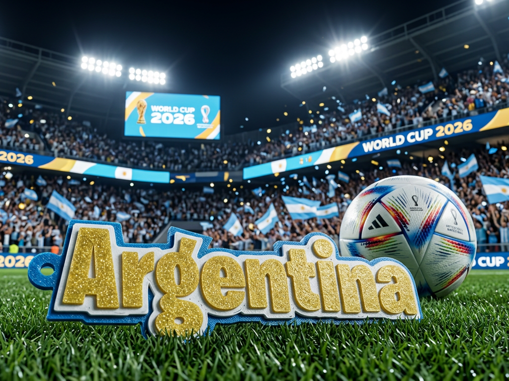 FIFA WORLDCUP 2026 Argentina Keychain