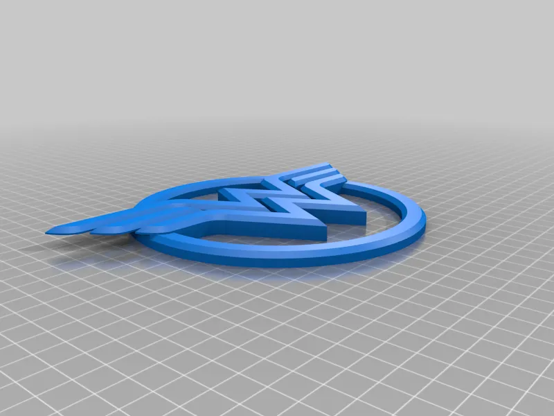 Wonder Woman Logo/Shield - Free 3D Print Model - MakerWorld