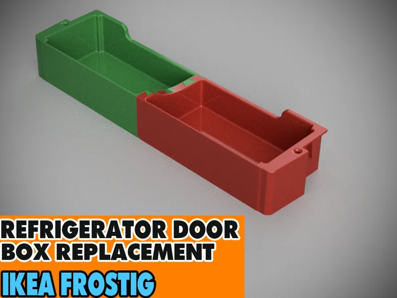 Refrigerator Door Shelf Replacement - IKEA FROSTIG