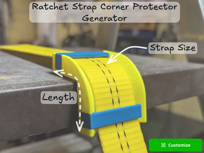 Ratchet Strap Corner Protector Generator