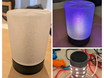DIY multi-color WLED Desk Lamp