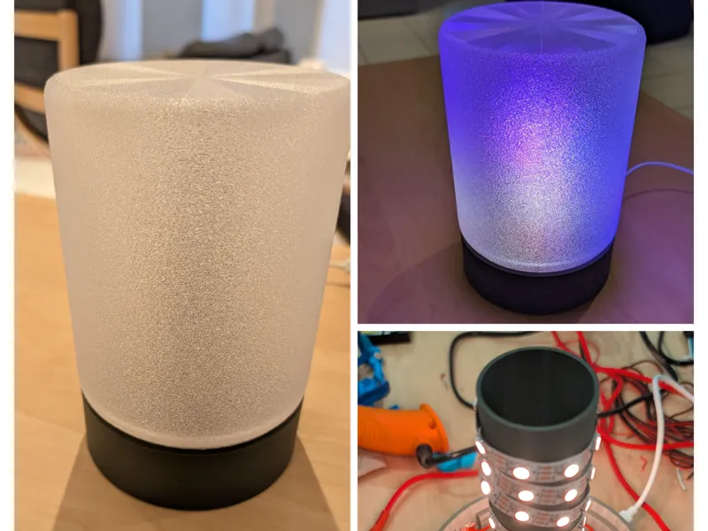 Lampe de bureau DIY multi-couleur WLED