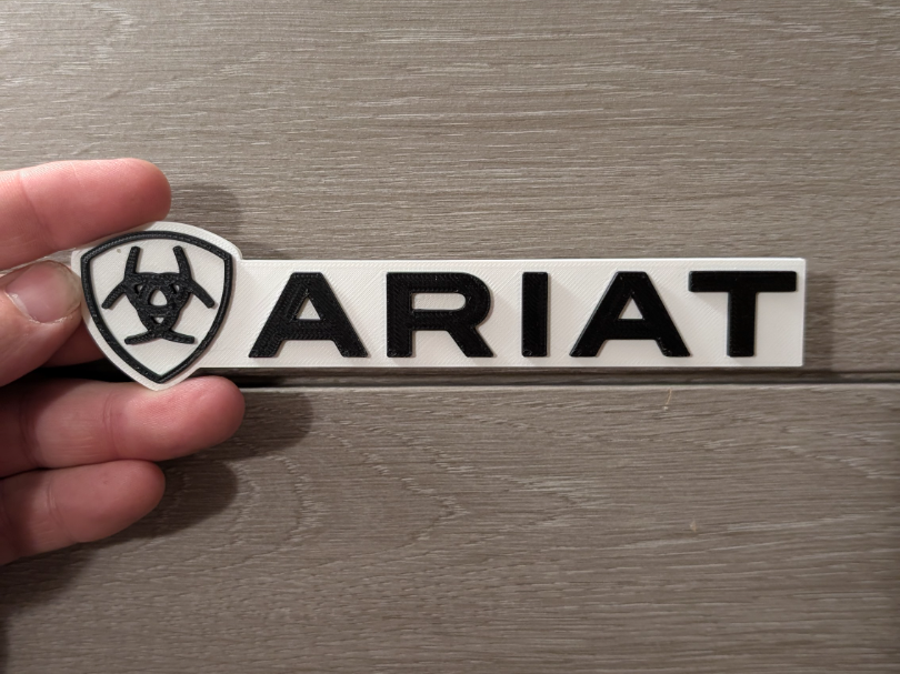 Ariat Boots logo sign plaque 2-sizes