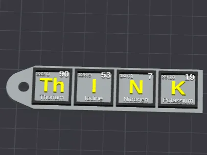 ThINK - Label - keychain