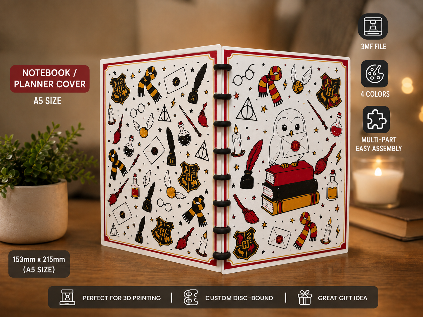 A5 Wizard Notebook Planner - 1
