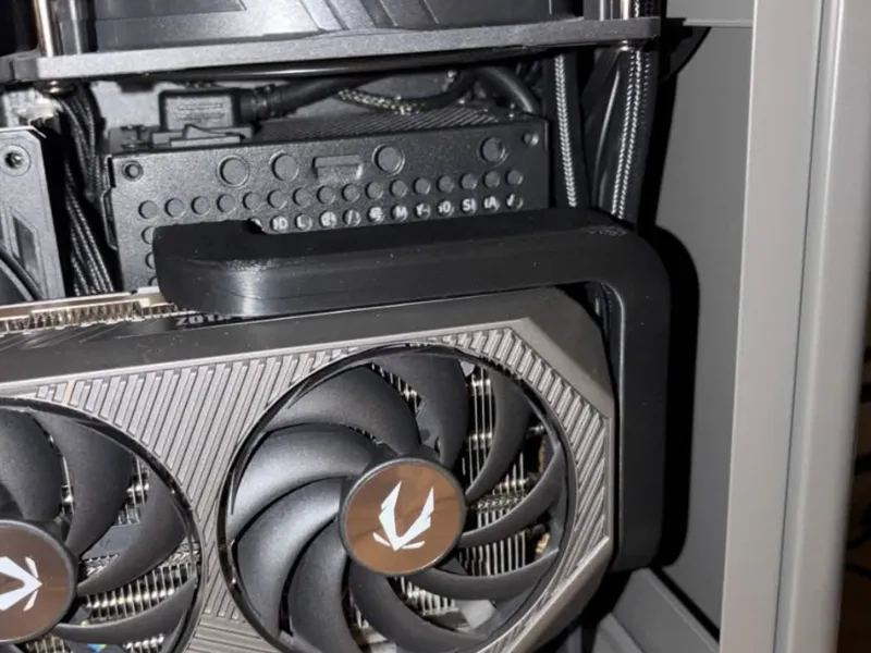 GPU PWR Cable Cover - Right Angle 12VHPWR
