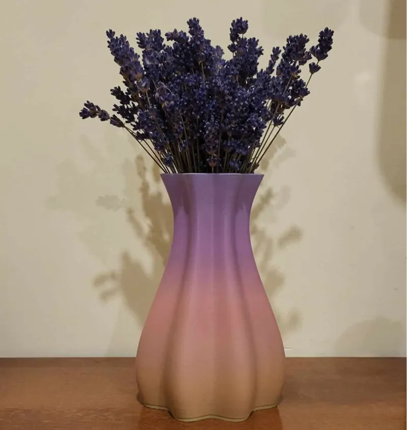 beautiful wavy vase
