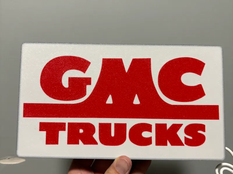 GMC Truck Logo Light Box