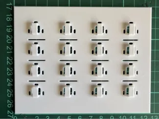 6mm electronics push button 4x4 grid dialpad