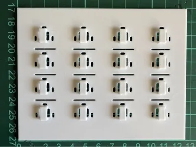 6mm electronics push button 4x4 grid dialpad