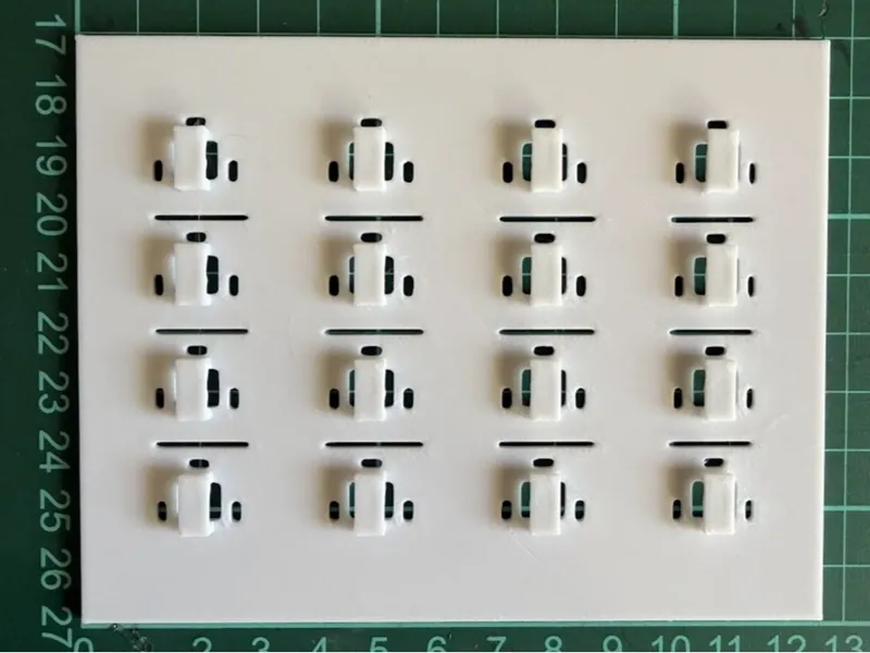 6mm electronics push button 4x4 grid dialpad